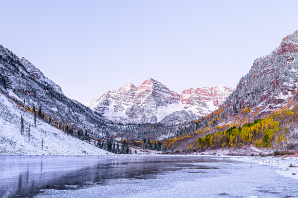 Snowy Colorado Mountains