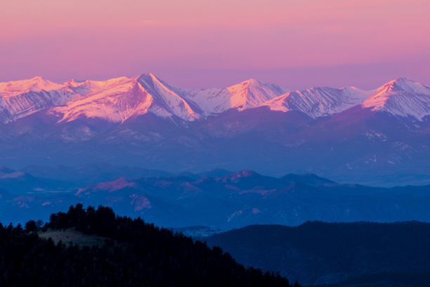 Early Morning Sunrise in Colorado